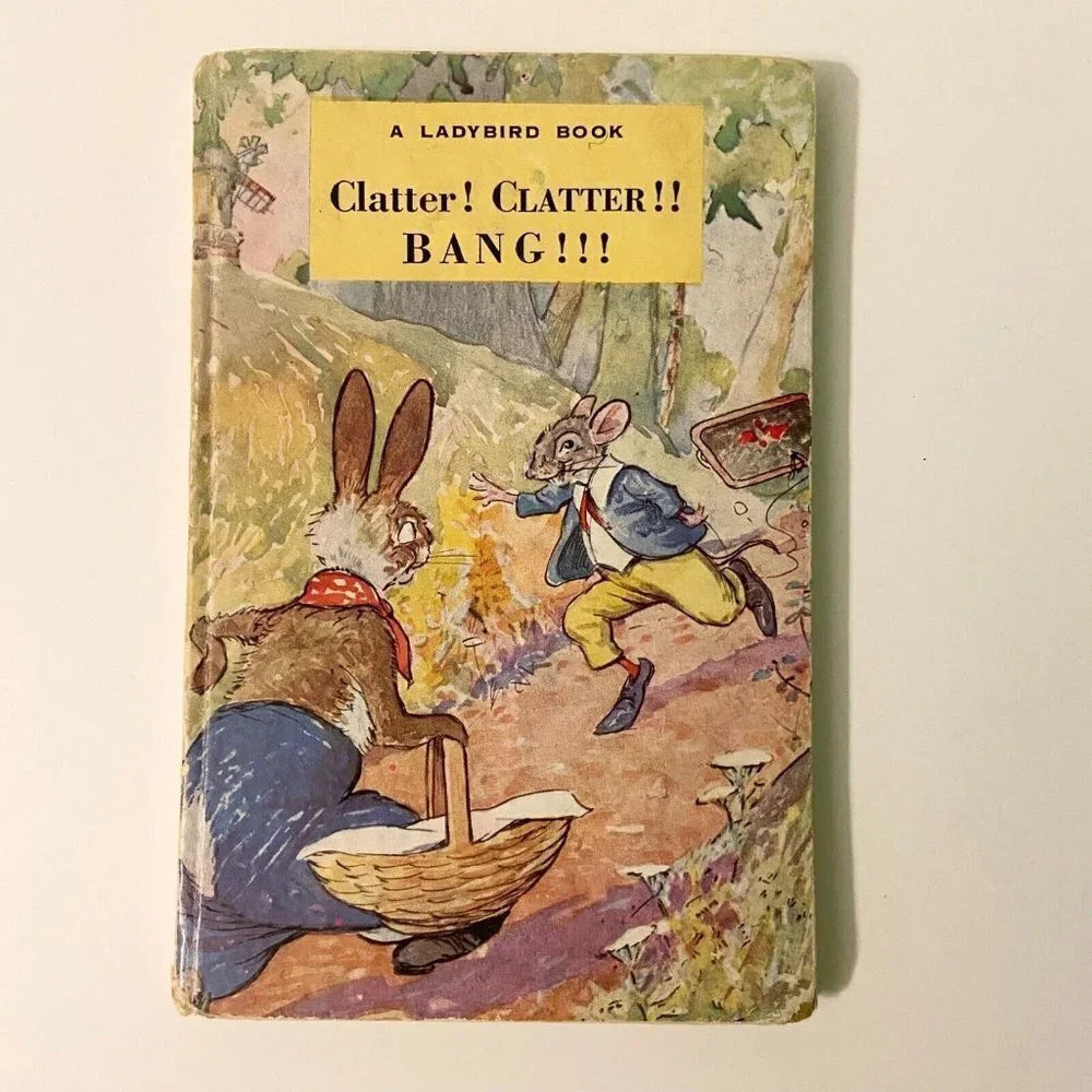 Vintage 1955 Clatter  Clatter Bang by Dorothy Richards Ladybird Book